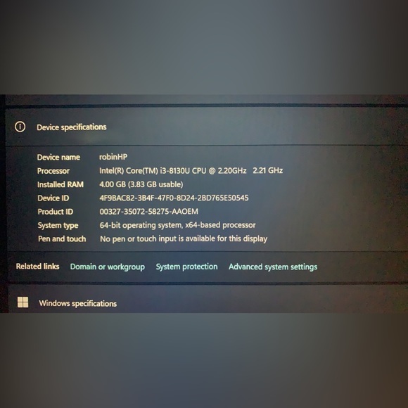 COPY - Hp laptop for sale - Picture 4 of 7